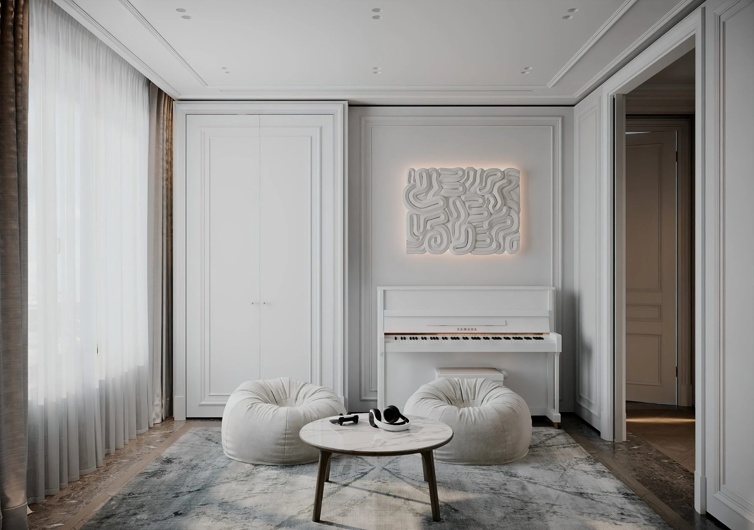 Playroom interior, view 16