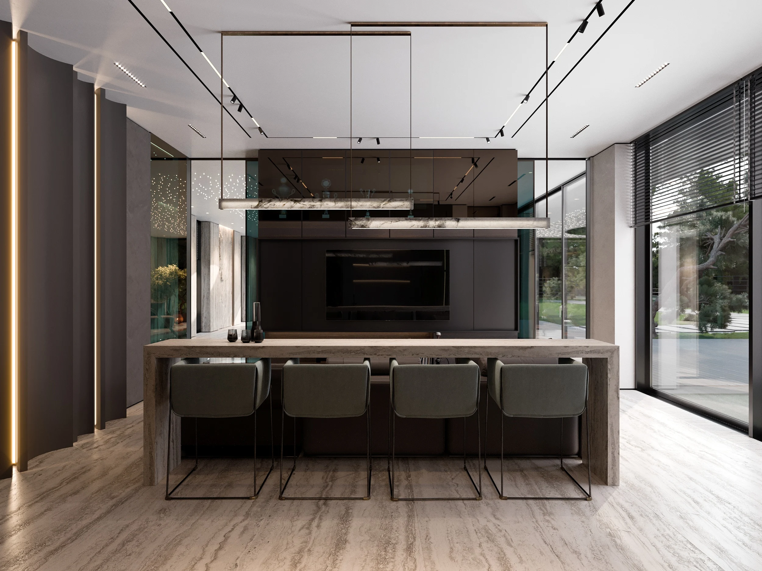 Residential interior, view 39