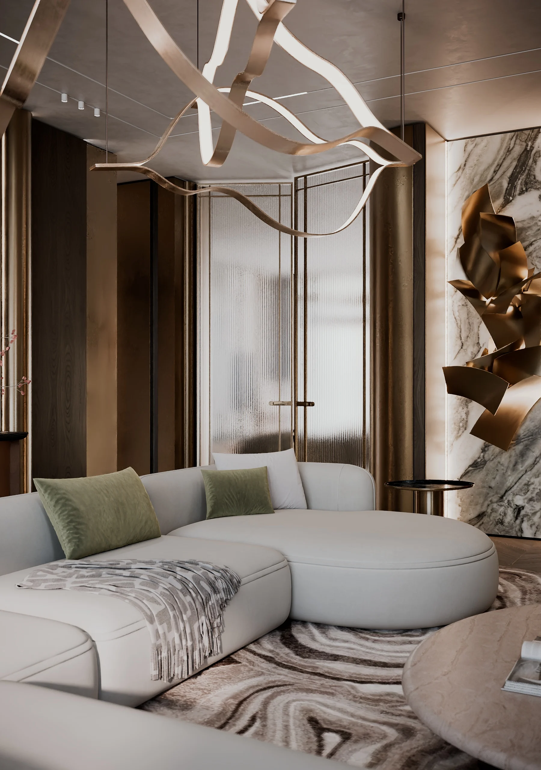 Interior visualization, view 76
