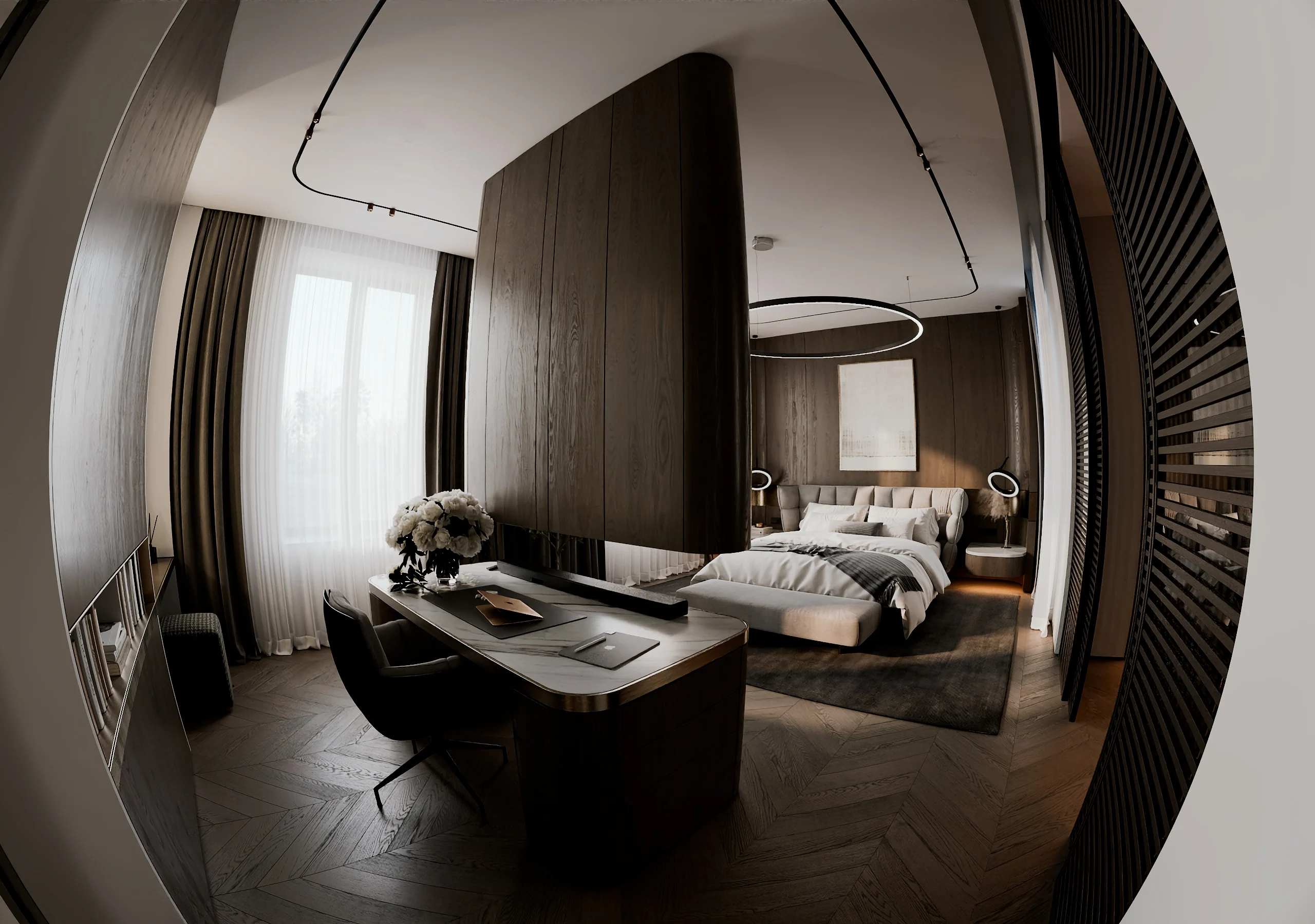 Interior visualization, view 86