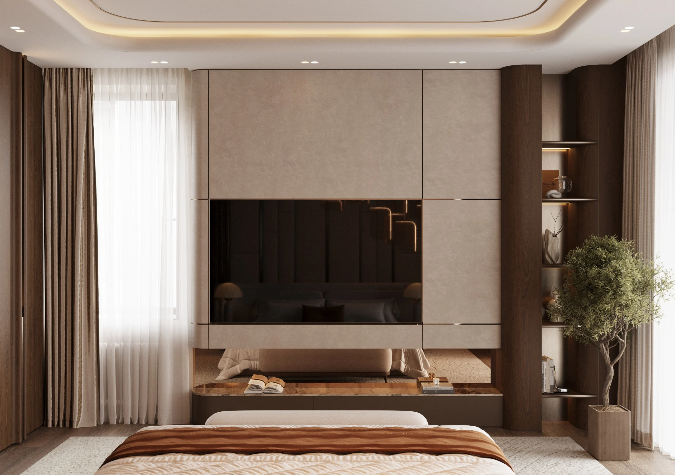 Interior visualization, view 91